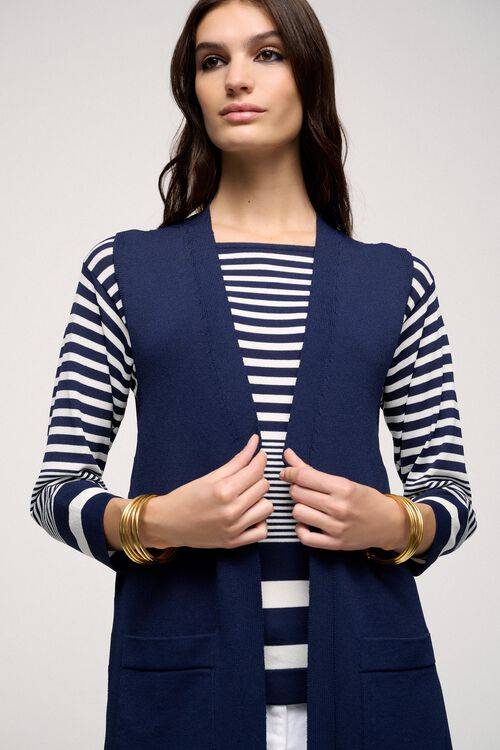 Luisa Spagnoli Curvatura - Gilet Lungo