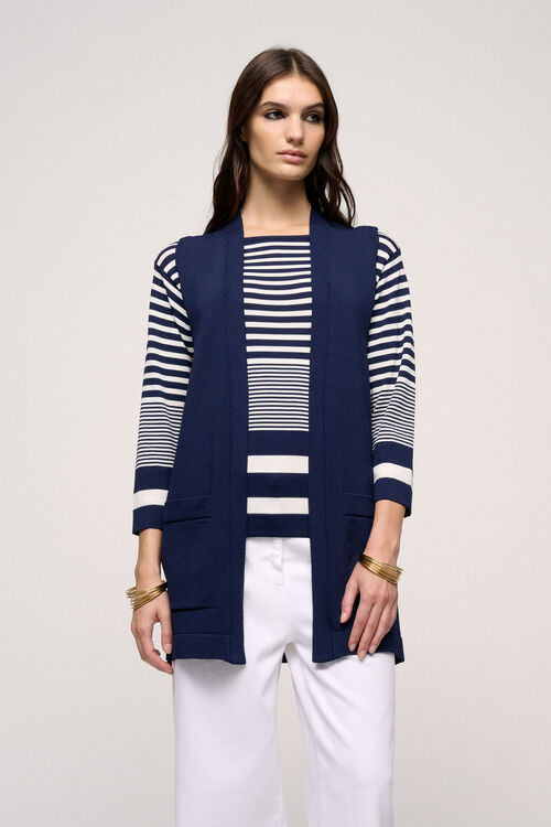 Luisa Spagnoli Curvatura - Gilet lungo