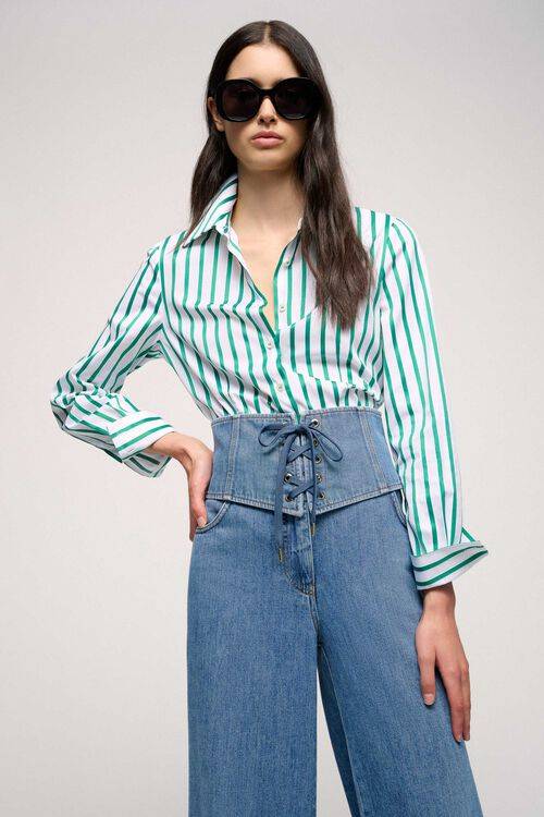 Luisa Spagnoli Danilo - Bustier in denim