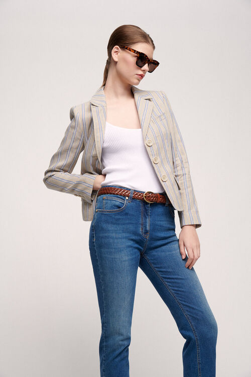 Luisa Spagnoli Drill - Cintura Intrecciata