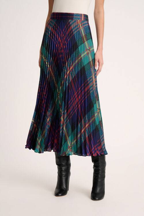 Luisa Spagnoli Faggio - Gonna plissé