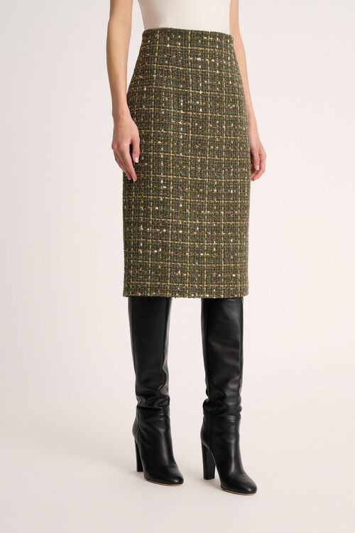 Luisa Spagnoli Fara - Gonna in cotone armaturato