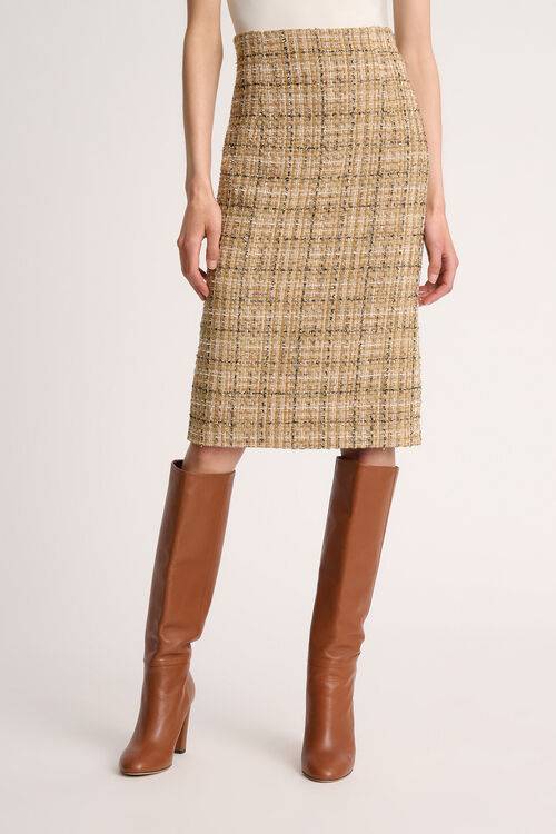 Luisa Spagnoli Fara - Gonna in cotone armaturato