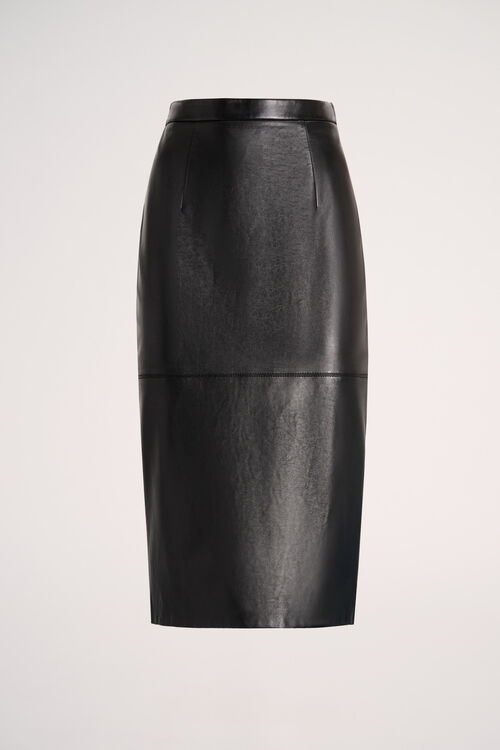 Luisa Spagnoli Fenice - Gonna Longuette In Pelle