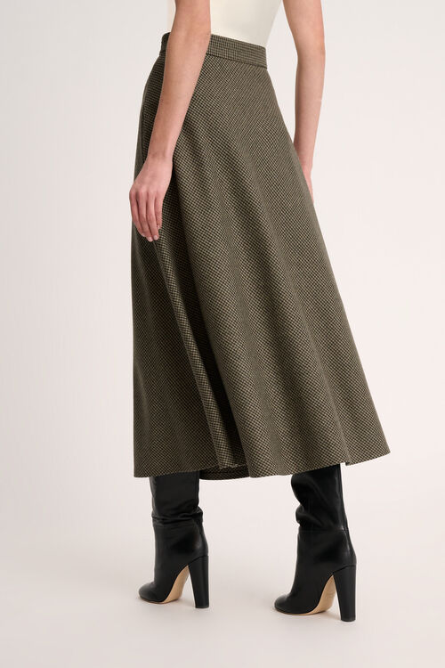 Luisa Spagnoli Ferrovia - Gonna Pied-de-poule