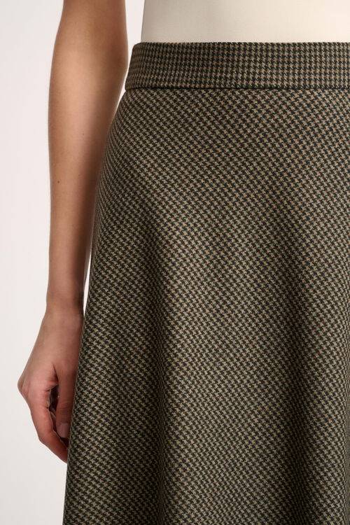 Luisa Spagnoli Ferrovia - Gonna Pied-de-poule