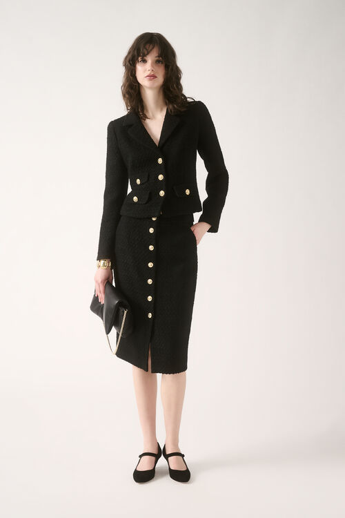 Luisa Spagnoli Fettuccia - Gonna Con Bottoni