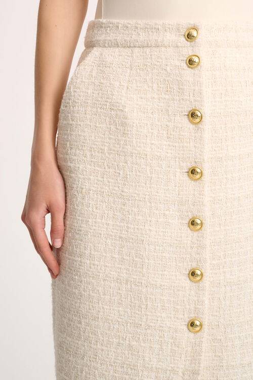 Luisa Spagnoli Fettuccia - Gonna Con Bottoni