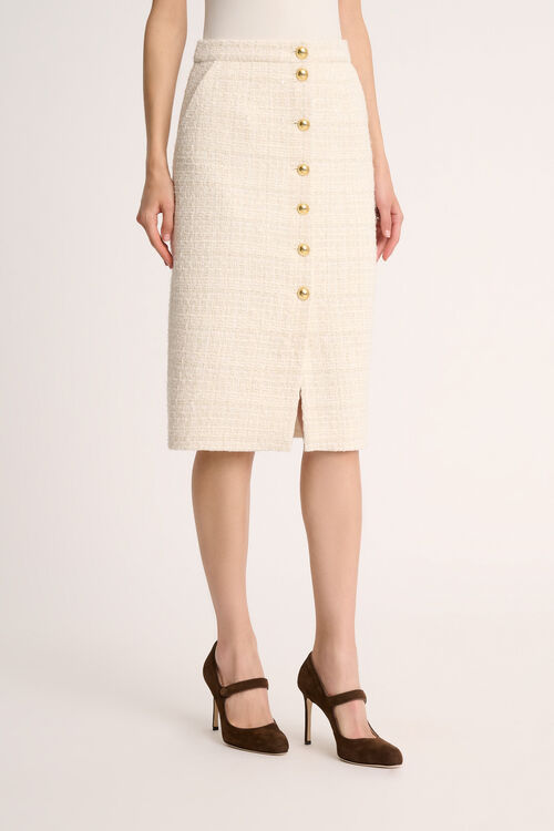 Luisa Spagnoli Fettuccia - Gonna con bottoni