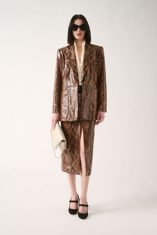 Luisa Spagnoli Francia - Gonna In Pelle - Fashion Show