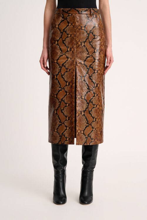 Luisa Spagnoli Francia - Gonna in pelle - Fashion Show