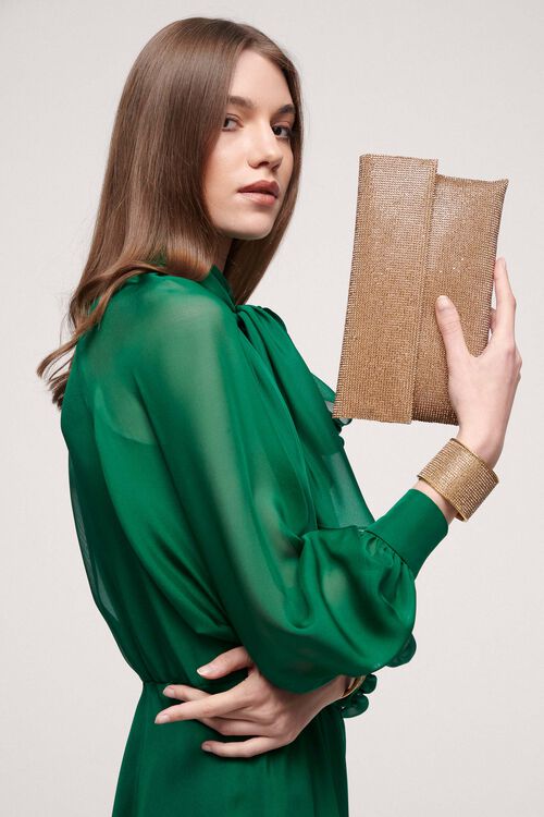 Luisa Spagnoli Imma - Pochette In Strass