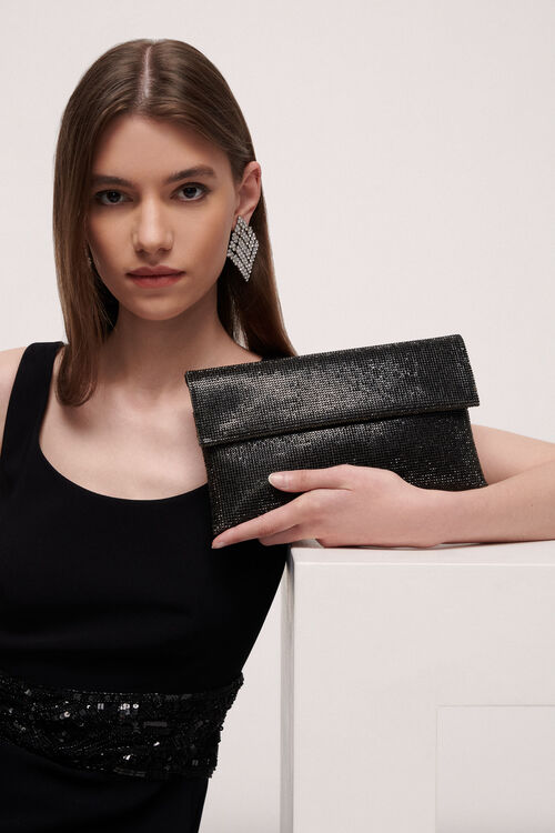 Luisa Spagnoli Imma - Pochette In Strass