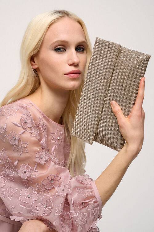 Luisa Spagnoli Imma - Pochette in strass