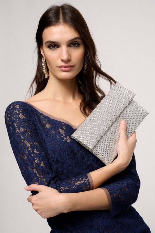 Luisa Spagnoli Immax - Pochette in strass