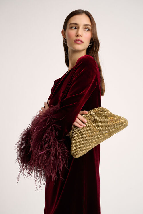 Luisa Spagnoli Invitata - Clutch con strass