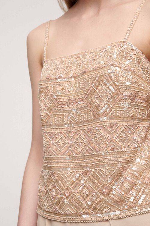 Luisa Spagnoli Labia - Top Ricamato