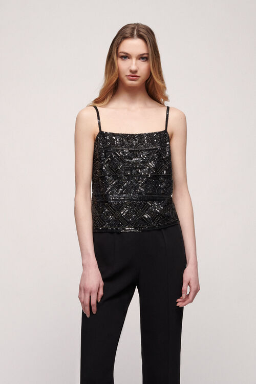 Luisa Spagnoli Labia - Top ricamato