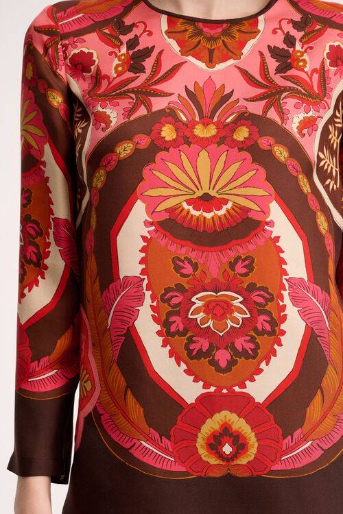 Luisa Spagnoli Laccio - Blusa In Pura Seta