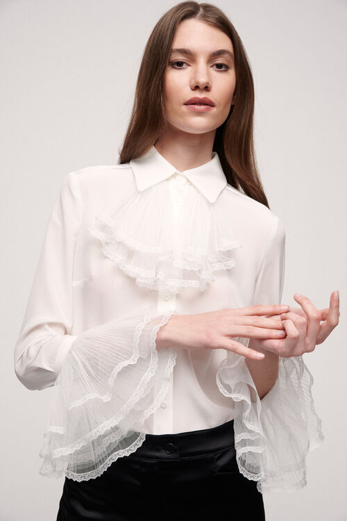 Luisa Spagnoli Laghetto - Camicia in seta