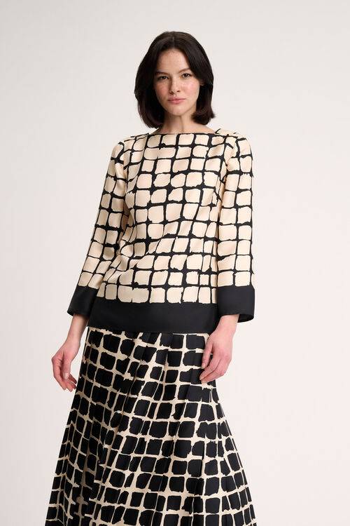 Luisa Spagnoli Leggio - Blusa A Quadri