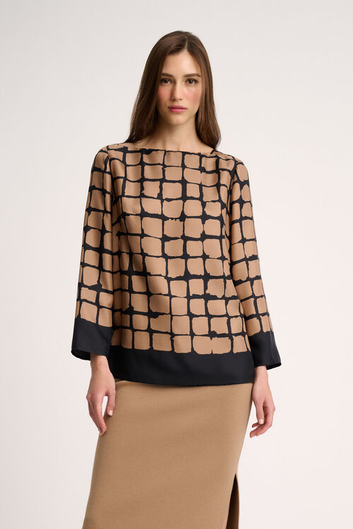 Luisa Spagnoli Leggio - Blusa a quadri