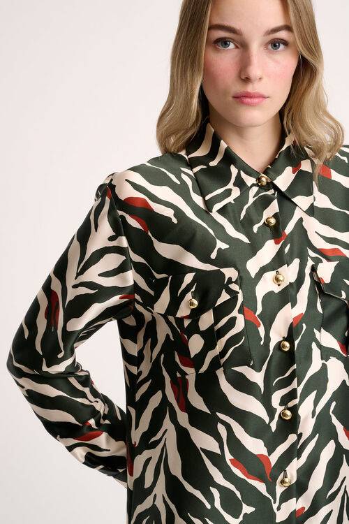 Luisa Spagnoli Lenza - Camicia animalier