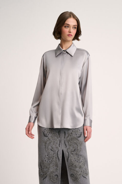 Luisa Spagnoli Levriero - Camicia in seta