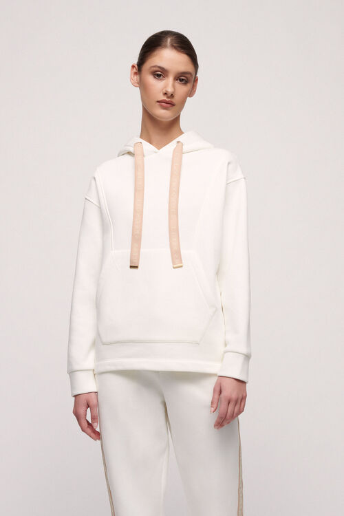 Luisa Spagnoli Lubin - Felpa con cappuccio