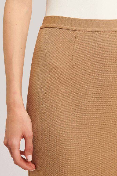 Luisa Spagnoli Macadamia - Gonna A Tubino In Maglia