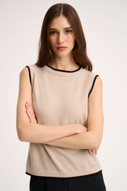 Luisa Spagnoli Macinapepe - Top In Maglia