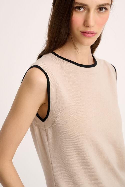 Luisa Spagnoli Macinapepe - Top In Maglia