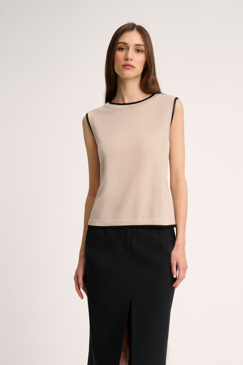 Luisa Spagnoli Macinapepe - Top in maglia