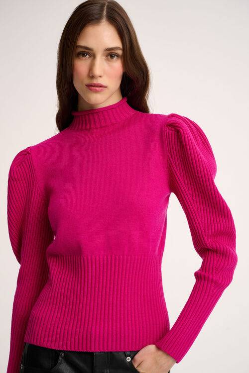 Luisa Spagnoli Magentina - Pullover lupetto