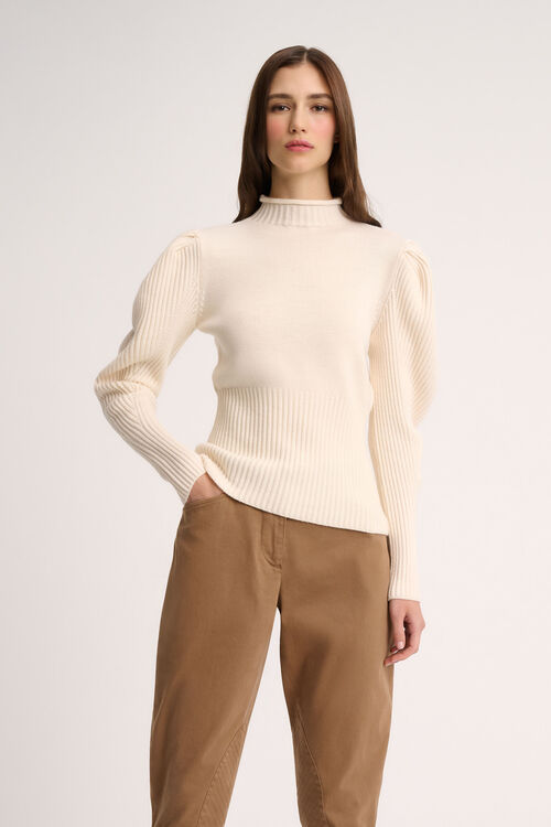 Luisa Spagnoli Magentina - Pullover lupetto