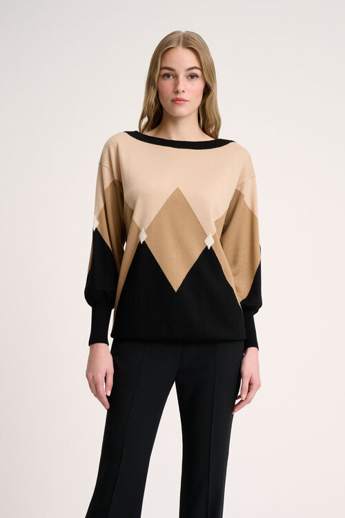 Luisa Spagnoli Magneti - Pullover A Rombi
