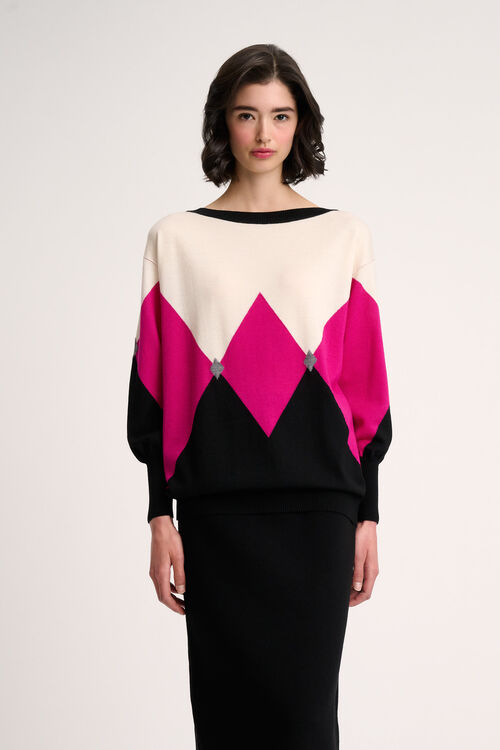 Luisa Spagnoli Magneti - Pullover a rombi