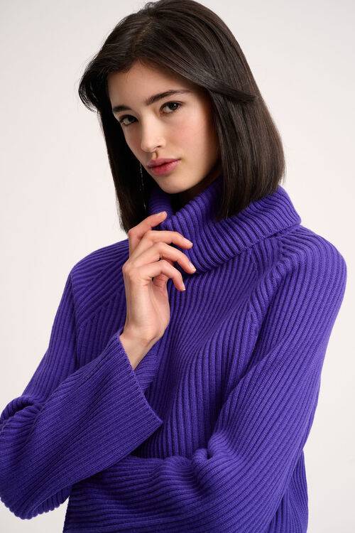 Luisa Spagnoli Magnus - Pullover dolcevita a coste