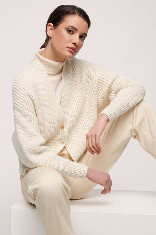 Luisa Spagnoli Mail - Cardigan In Lana