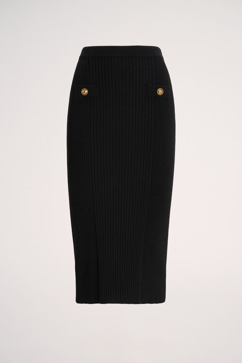 Luisa Spagnoli Maionese - Gonna In Maglia