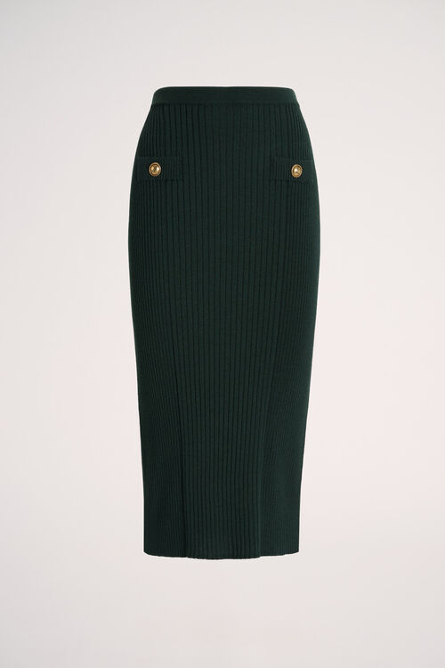 Luisa Spagnoli Maionese - Gonna In Maglia