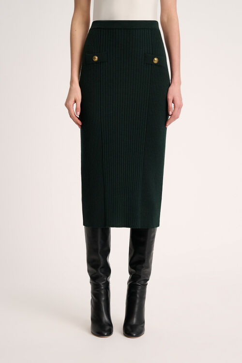 Luisa Spagnoli Maionese - Gonna in maglia