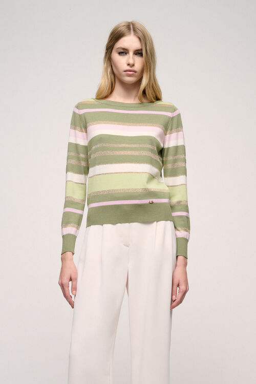 Luisa Spagnoli Maliziosa - Pullover A Righe