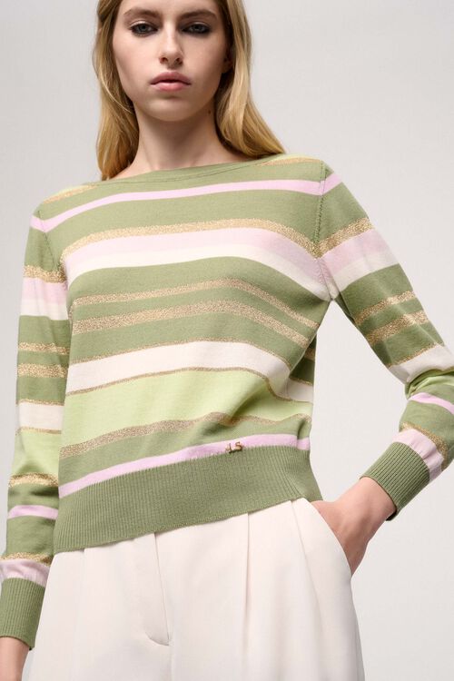 Luisa Spagnoli Maliziosa - Pullover a righe