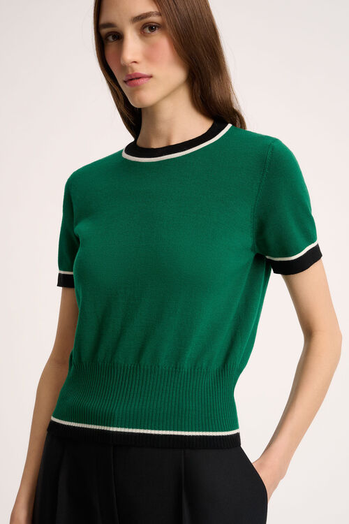 Luisa Spagnoli Mansueti - Top A Maniche Corte