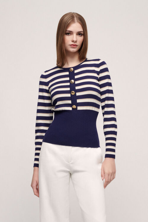 Luisa Spagnoli Margherita - Maglia a righe