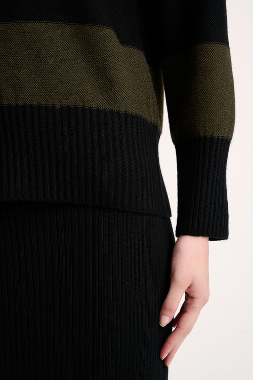 Luisa Spagnoli Marsupio - Pullover A Righe