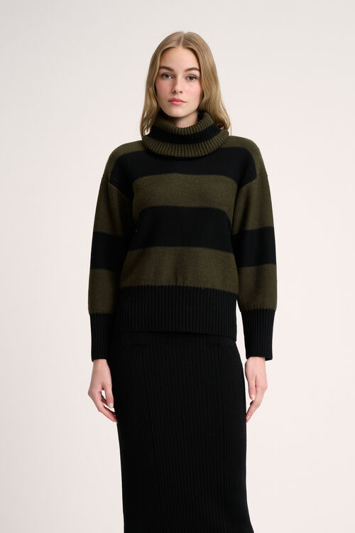 Luisa Spagnoli Marsupio - Pullover a righe