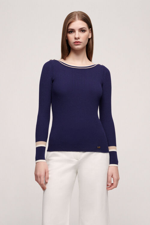 Luisa Spagnoli Martini - Pullover A Coste