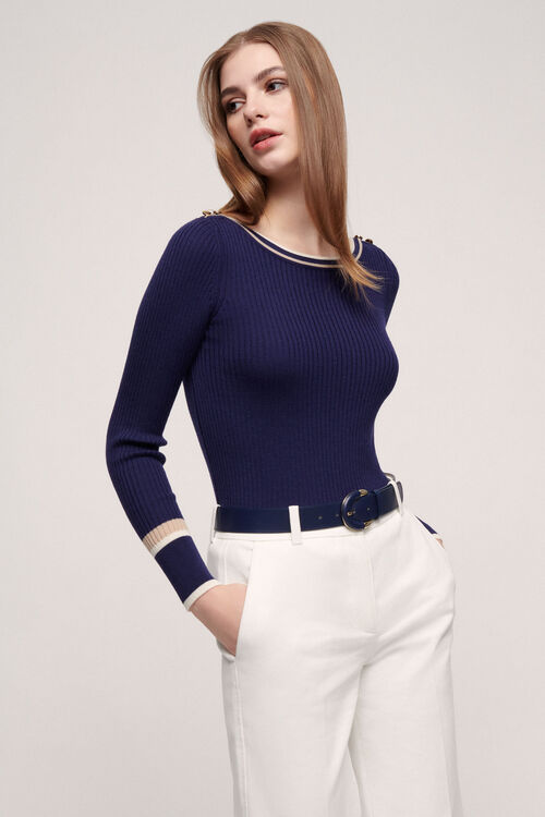 Luisa Spagnoli Martini - Pullover a coste